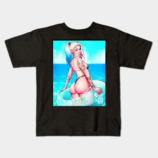 Seki Secret at the beach Kids T-Shirt